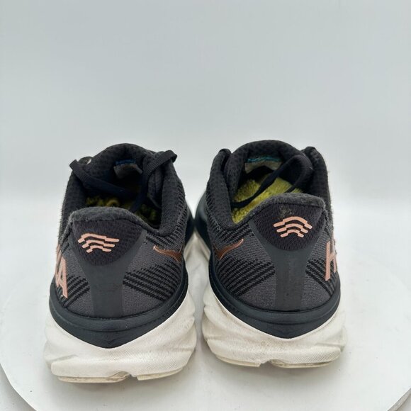 Hoka One One Clifton 9 Women Size 8.5B 1132211 BRGL Black Rose Gold Shoes - Picture 5 of 11